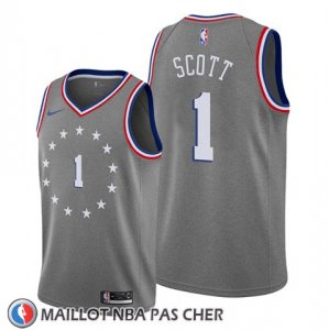 Maillot Philadelphia 76ers Mike Scott Ville Gris