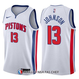 Maillot Detroit Pistons Brice Johnson Association 13 2017-18 Blanc