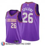 Maillot Phoenix Suns Ray Spalding Ville Volet