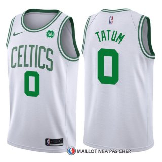 Maillot Authentique Boston Celtics Tatum 2017-18 0 Blanc