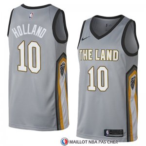 Maillot Cleveland Cavaliers John Holland Ville 2018 Gris