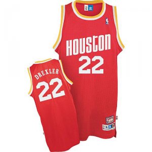 Maillot Houston Rockets Drexler #22 Rouge