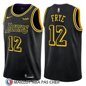 Maillot Los Angeles Lakers Channing Frye Ciudad 2018 Noir