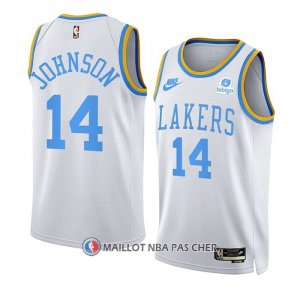 Maillot Los Angeles Lakers Stanley Johnson NO 14 Classic 2022-23 Blanc