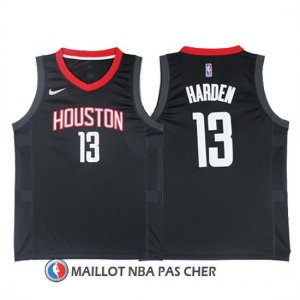 Maillot Authentique Houston Rockets Harden 2017-18 13 Noir