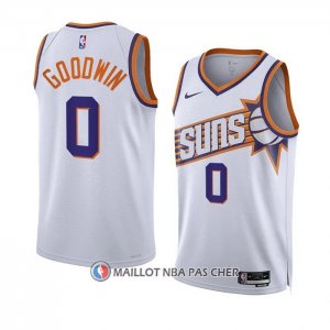 Maillot Phoenix Suns Jordan Goodwin NO 0 Association 2023-24 Blanc