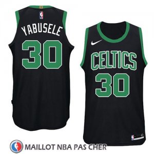 Maillot Boston Celtics Guerschon Yabusele No 30 Statement 2018 Noir