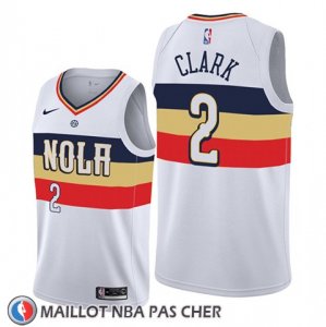 Maillot New Orleans Pelicans Ian Clark Earned Edition Blanc