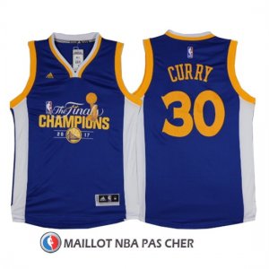 Maillot Champion Final Golden State Warriors Curry 30 2017 Bleu