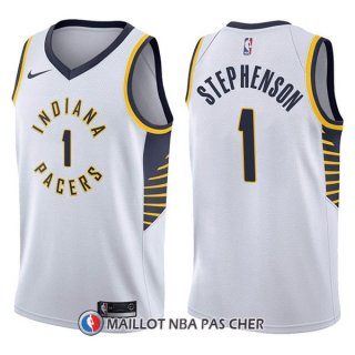 Maillot Indiana Pacers Lance Stephenson Association 1 2017-18 Blanc