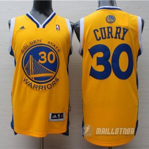 Maillot Jaune Curry Golden State Warriors Revolution 30