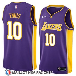 Maillot Los Angeles Lakers Tyler Ennis No 10 Statement 2018 Volet