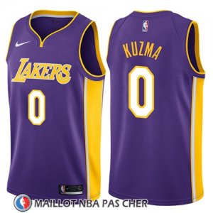 Maillot Los Angeles Lakers Kyle Kuzma No 0 Statement 2018 Volet