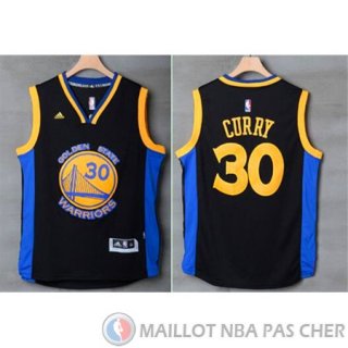 Maillot Golden State Warriors Curry #30 Noir Bleu