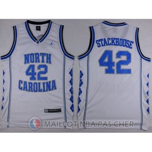 Maillot NBA NCAA Stackhouse Norte Carolina Blanc