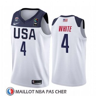 Maillot USA Derrick Blanc 2019 FIBA Basketball World Cup Blanc