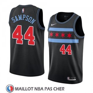 Maillot Chicago Bulls Brandon Sampson Ciudad 2018-19 Noir
