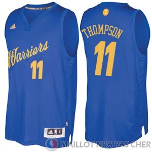 Maillot Thompson Golden State Warriors Noel #11 Bleu