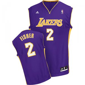 Maillot Los Angeles Lakers Fisher #2 Pourpre