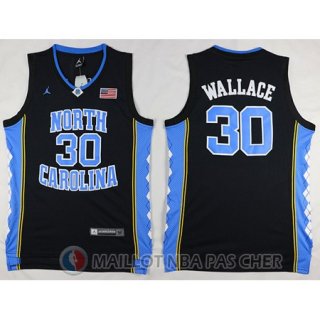 Maillot NBA NCAA Wallace Norte Carolina Noir