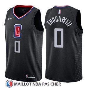 Maillot Los Angeles Clippers Sindarius Thornwell Statement 2019 Noir