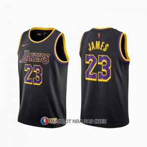 Maillot Los Angeles Lakers Lebron James Earned 2020-21 Noir