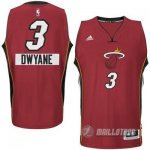 Maillot Dwyane Miami Heat #3 Rouge
