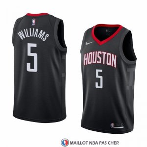 Maillot Houston Rockets Troy Williams Statement 2018 Noir