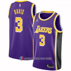 Maillot Los Angeles Lakers Anthony Davis NO 3 Statement 2021-22 Volet