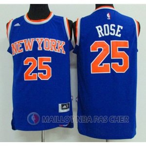 Maillot New York Knicks Rose 25# Bleu