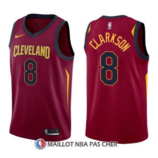 Maillot Cleveland Cavaliers Jordan Clarkson Icon 8 2017-18 Rouge
