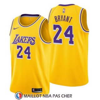 Maillot Lakers Kobe Bryant 24 Icon 2018-19 Jaune