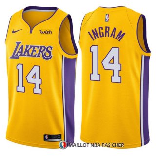 Maillot Authentique Los Angeles Lakers Ingram 2017-18 14 Jaune