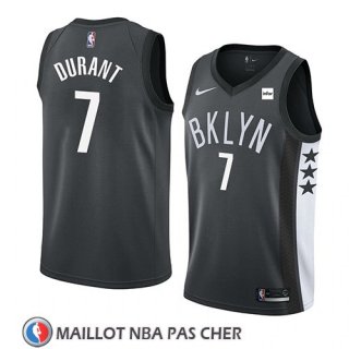 Maillot Brooklyn Nets Kevin Durant Statement 2019-20 Noir