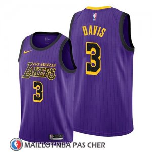 Maillot Los Angeles Lakers Anthony Davis Ciudad 2019 Volet