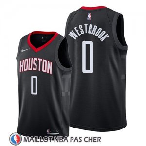 Maillot Houston Rockets Russell Westbrook Statement 2019 Noir