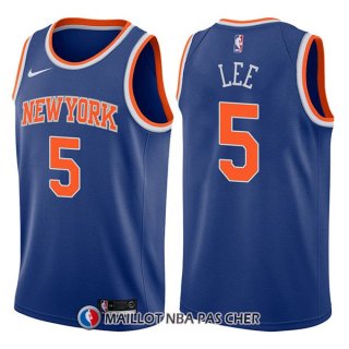 Maillot New York Knicks Courtney Lee Icon 5 2017-18 Bleu
