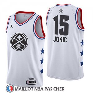 Maillot All Star 2019 Denver Nuggets Nikola Jokic Blanc