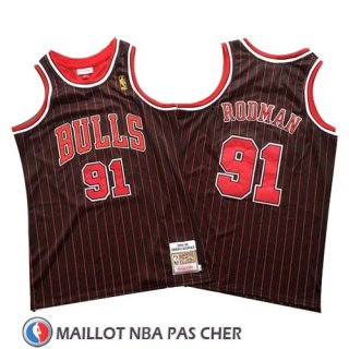 Maillot Chicago Bulls Dennis Rodman Mitchell & Ness Noir