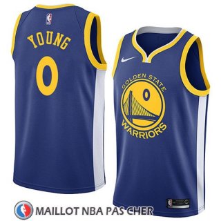 Maillot Golden State Warriors Nick Young No 0 Icon 2018 Bleu
