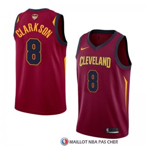 Maillot Cleveland Cavaliers Jordan Clarkson Finals Bound 8 Icon 2017-18 Rouge