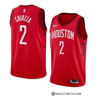 Maillot Houston Rockets Chris Chiozza Earned 2018-19 Rouge