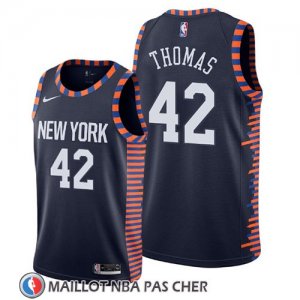 Maillot New York Knicks Lance Thomas Ville 2019 Bleu