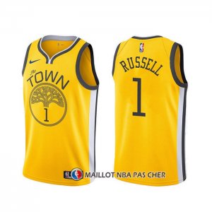 Maillot Golden State Warriors D'angelo Russell Earned Jaune