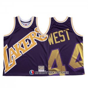 Maillot Los Angeles Lakers Jerry West Mitchell & Ness Big Face Volet