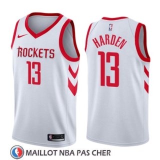 Maillot Houston Rockets James Harden Association 2019 Blanc