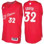 Maillot Navidad 2016 Clippers Blake Griffin 32 Rouge