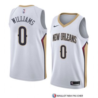 Maillot New Orleans Pelicans Troy Williams Association 2018 Blanc