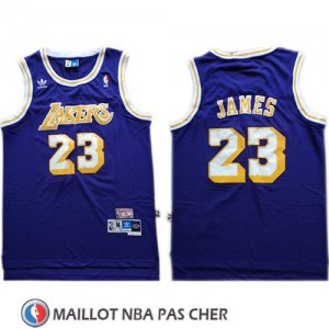 Maillot Lakers Lebron James 23 Bleu