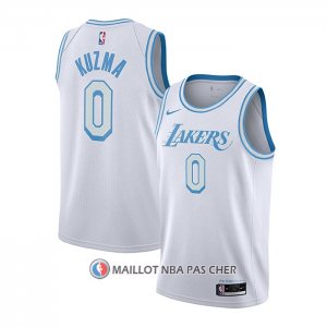 Maillot Los Angeles Lakers Kyle Kuzma Ville 2020-21 Blanc